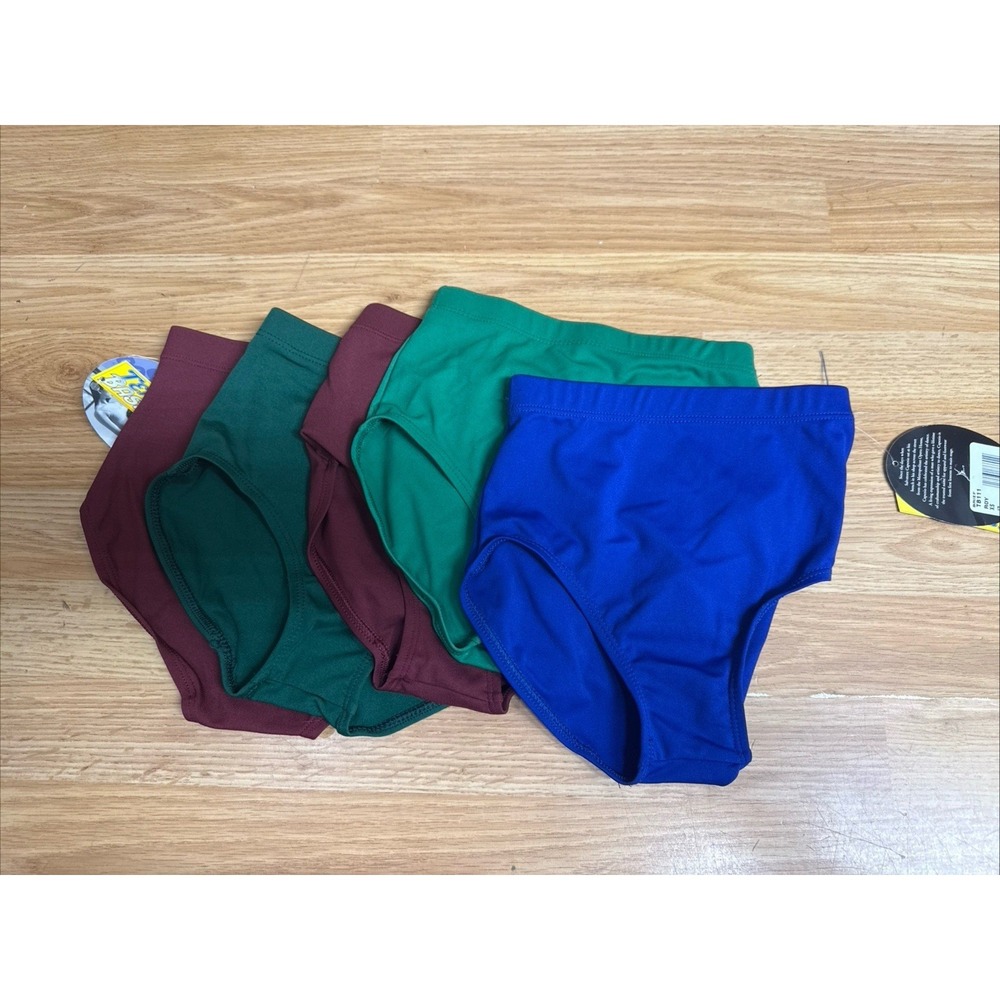 Lot Of‎ 5 Capezio Team Brief TB111 Womens Extra Small XS NWT Dance